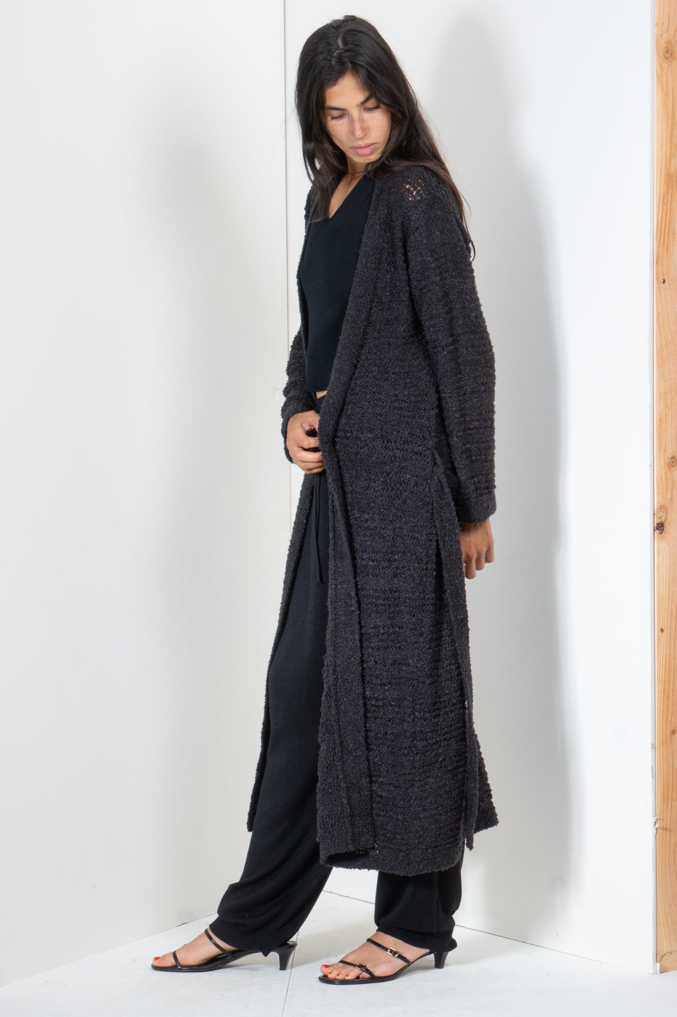 Boucle Mesh Cardigan