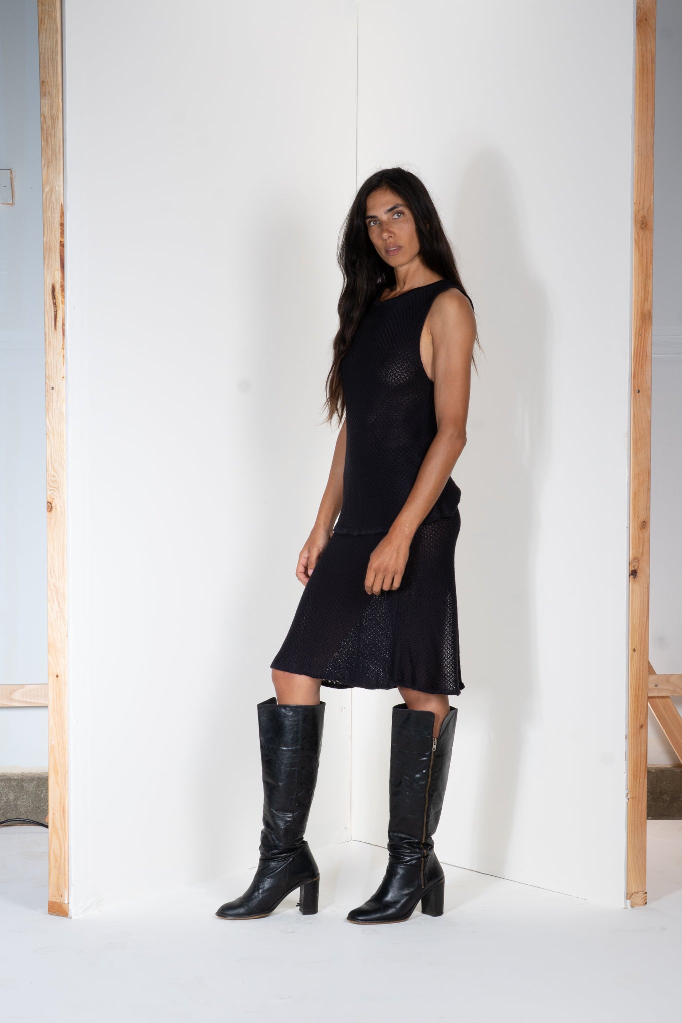 Boxy Tank in Fine Mesh