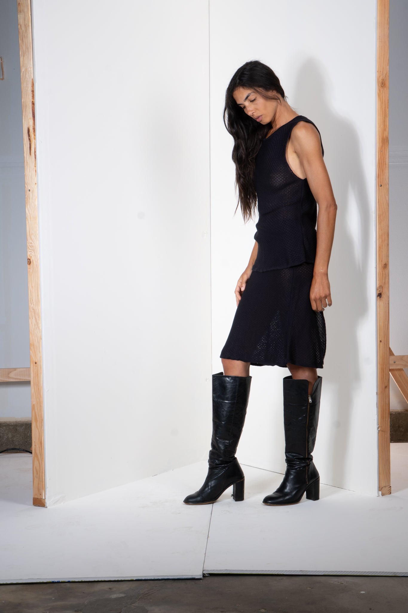 Boxy Tank in Fine Mesh