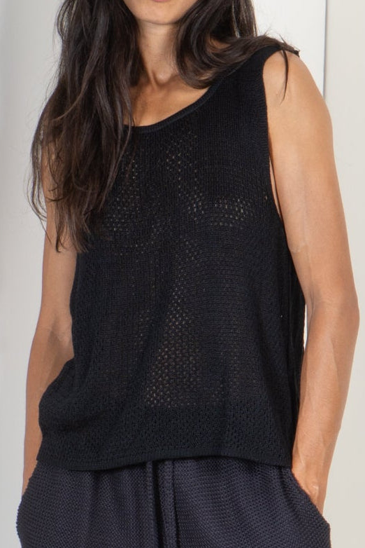 Boxy Tank in Heavy Guage Yarn