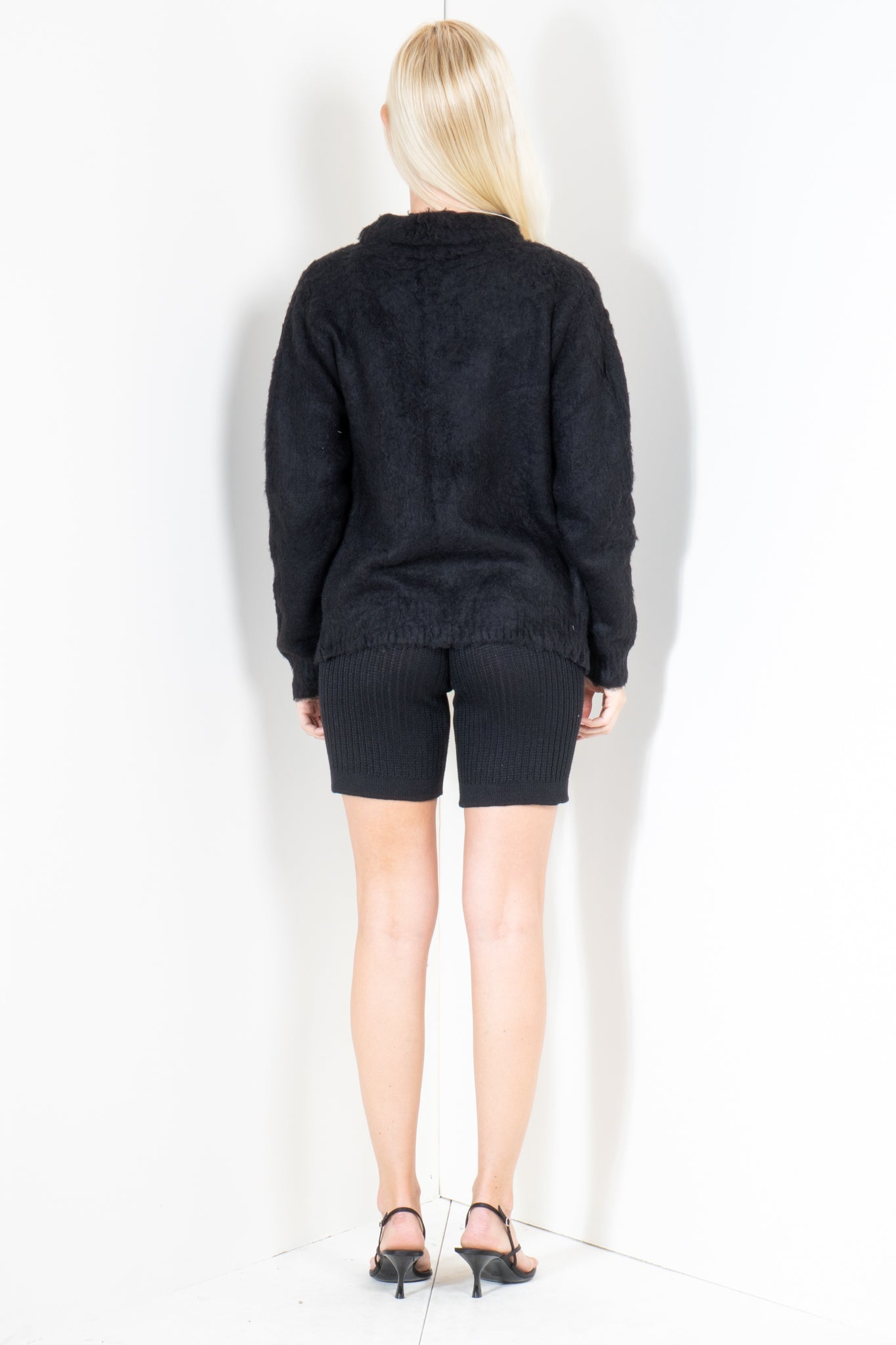 Brushed Jumper with Zipper