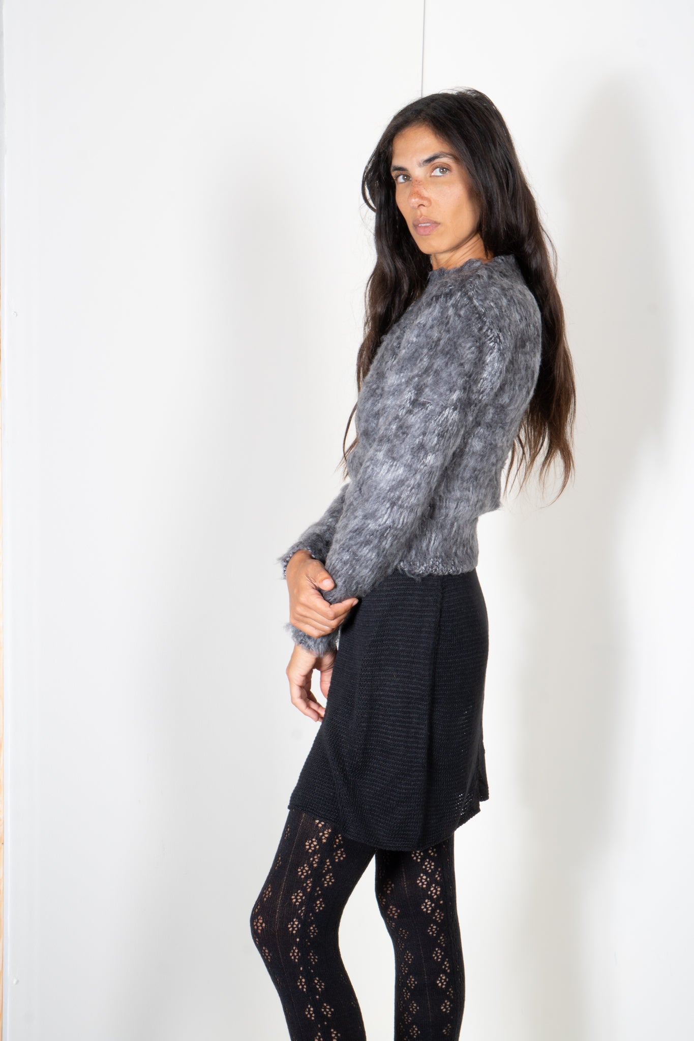 Brushed Mohair Sweater