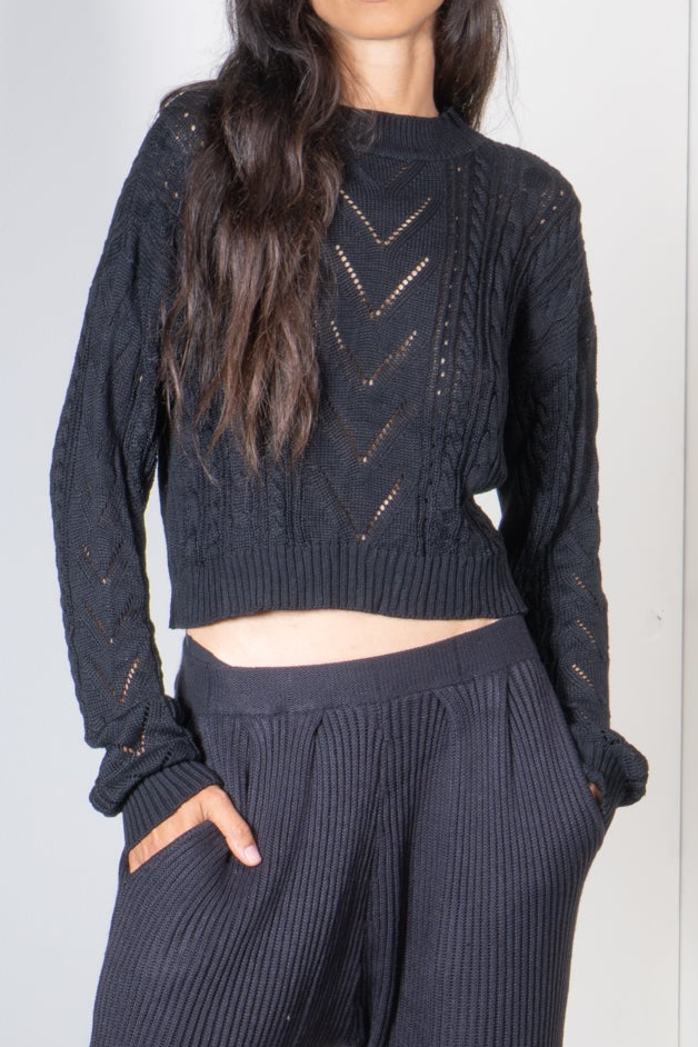 Chevron Micro Cable Shirt