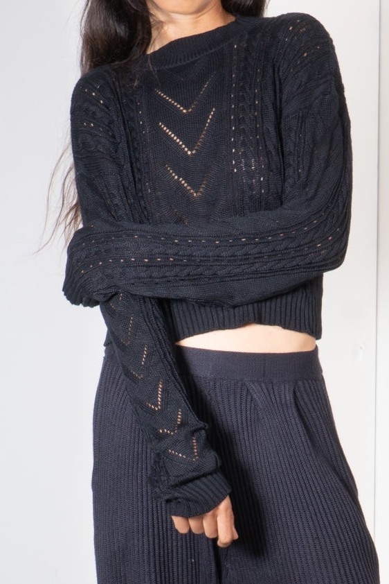 Chevron Micro Cable Shirt