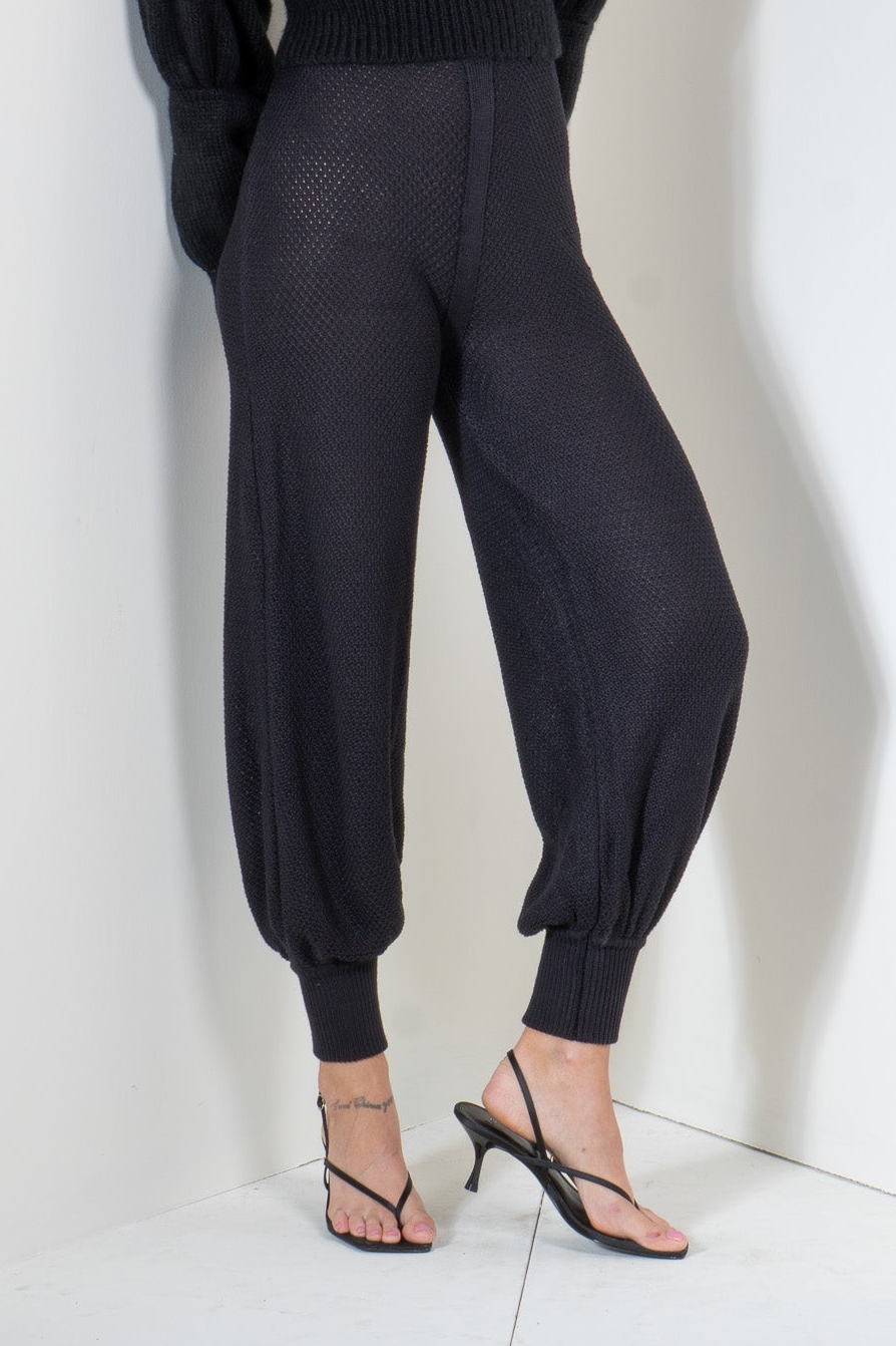 Pants in Pontille with Ankle Cuff
