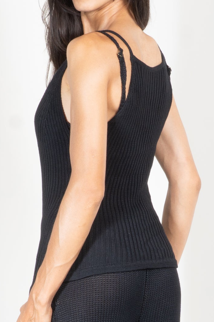 Deep Cut V Neck Tank
