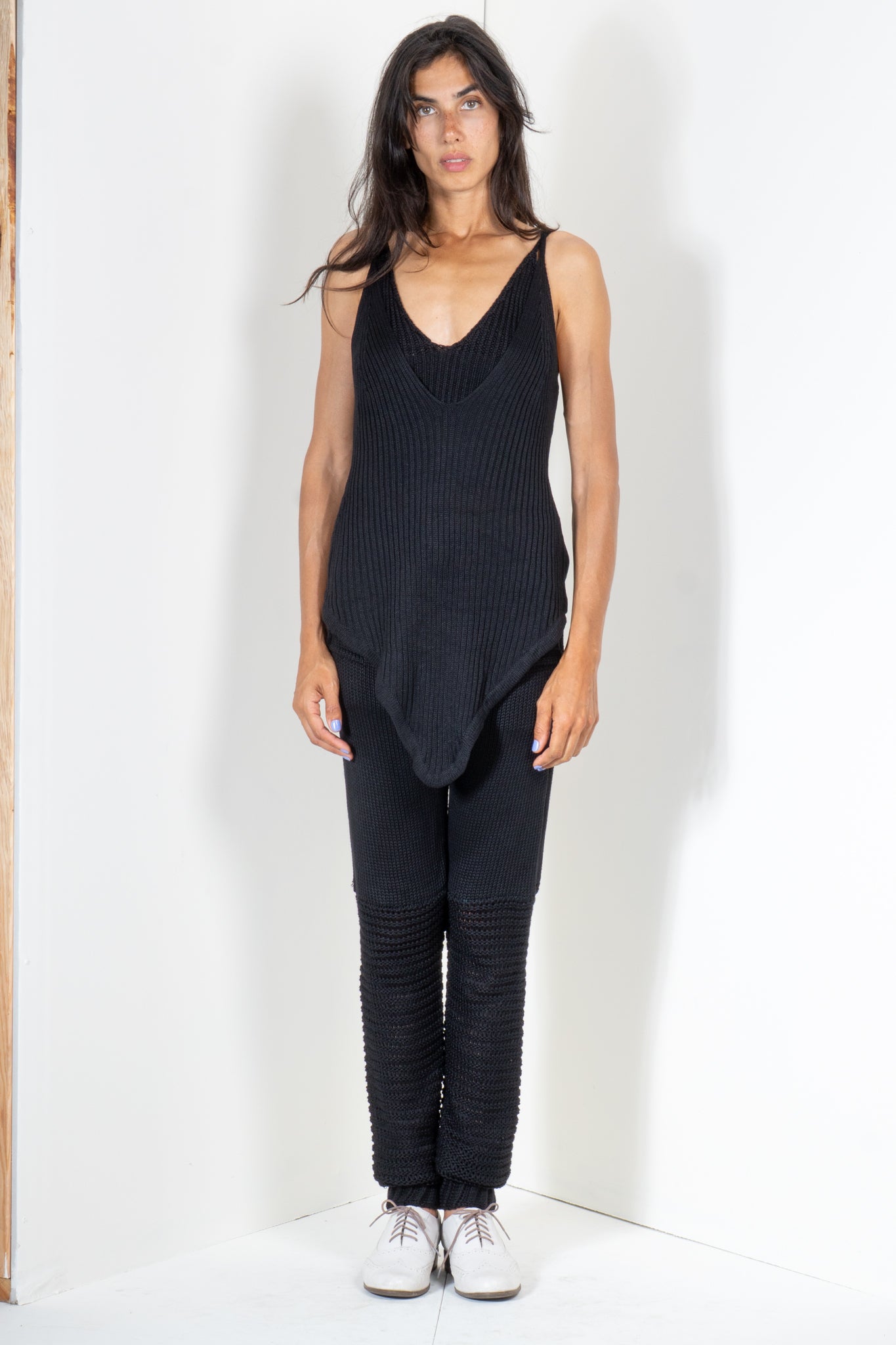 Deep Cut V Neck Tank