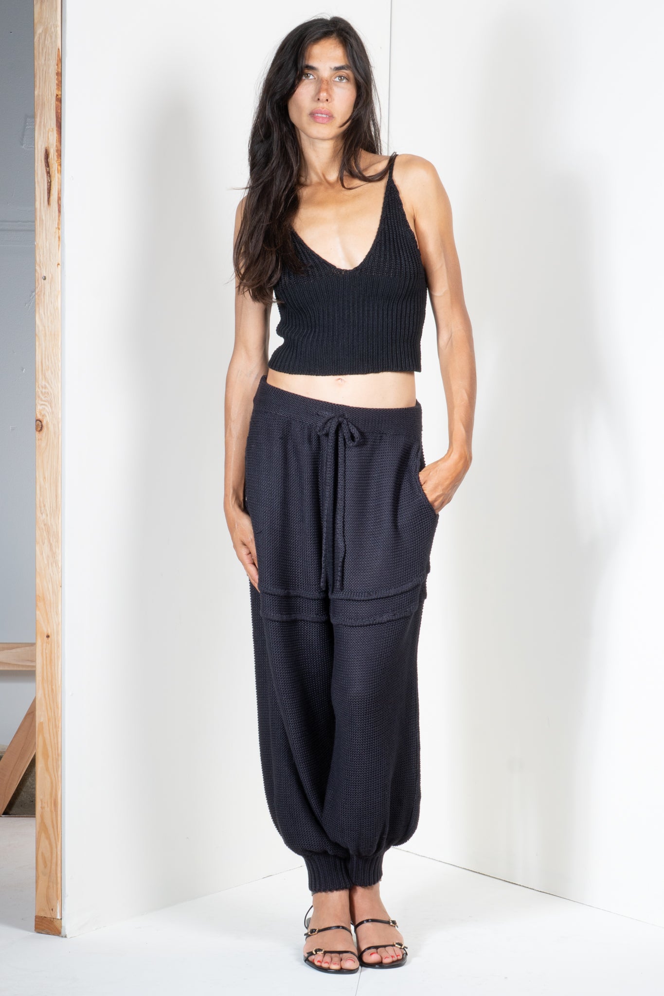 Diamond Cup Tank Top in Heavy Guage Yarn