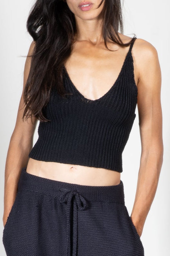Diamond Cup Tank Top in Heavy Guage Yarn