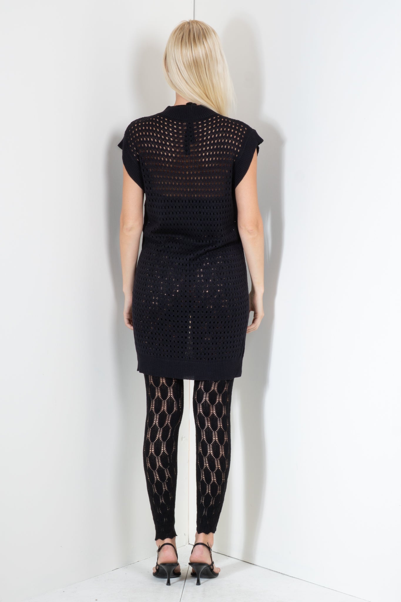Boxy Mock Neck Dress