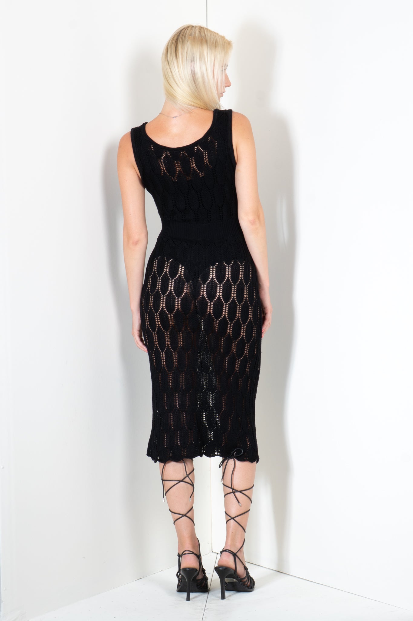 Feather Midi Dress