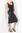 Feather Midi Dress in Midnight Grey