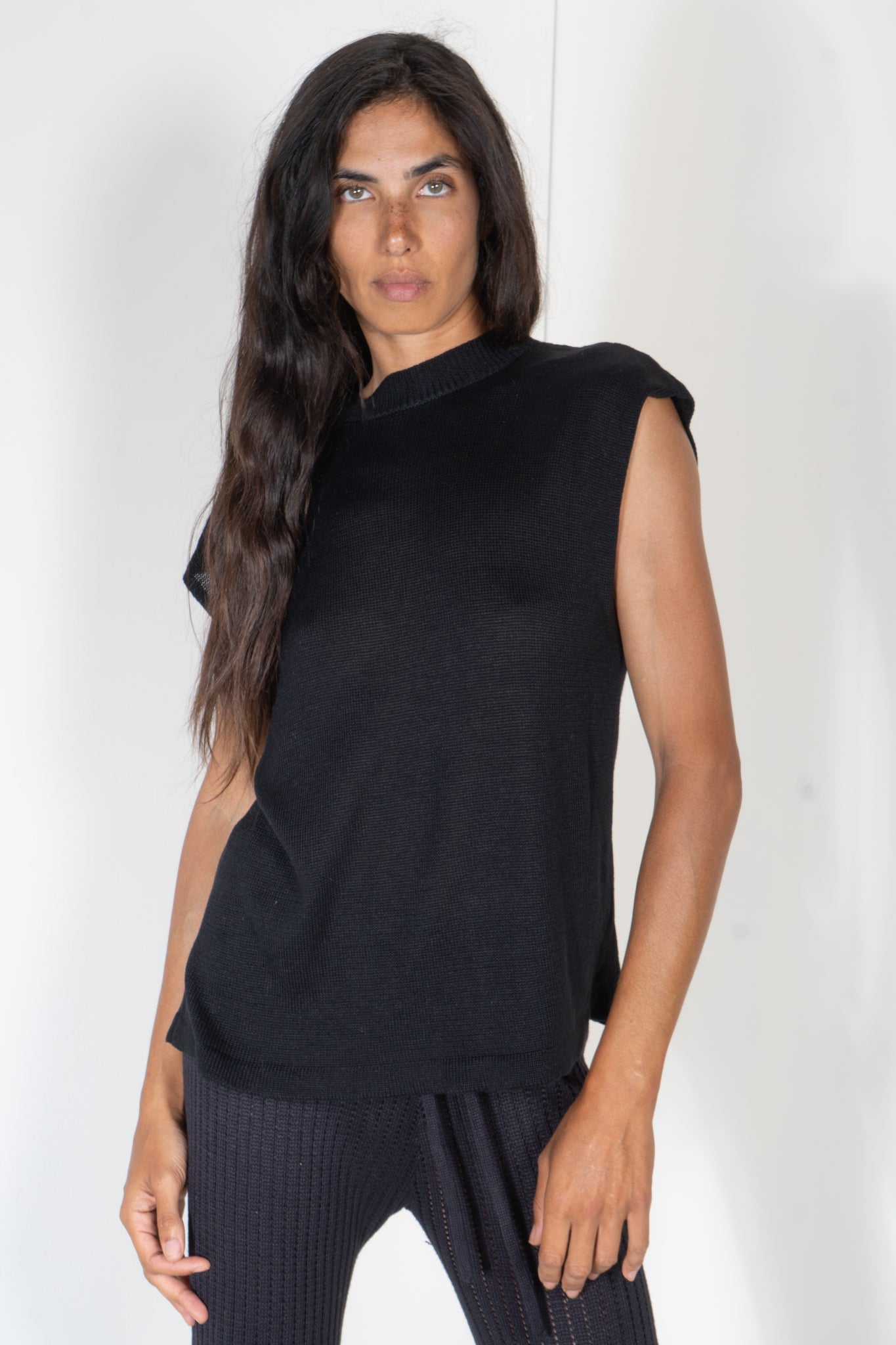 Jersey Sleeveless Top