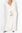 Jumpsuit with Long Sleeves and Laced Neck in Ivory