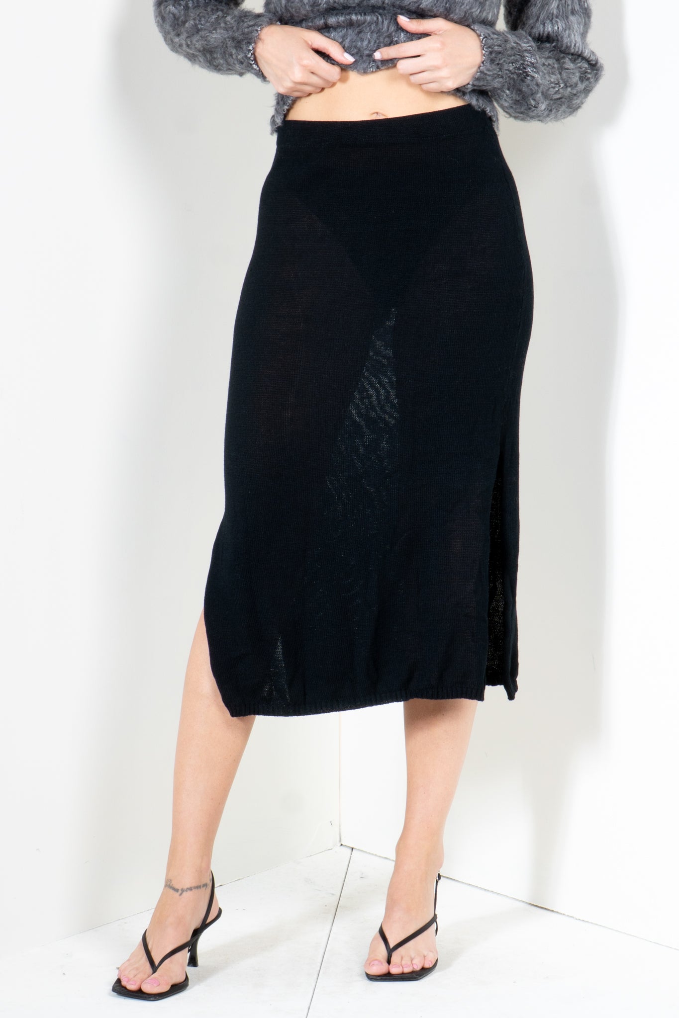 Midi Pencil Skirt