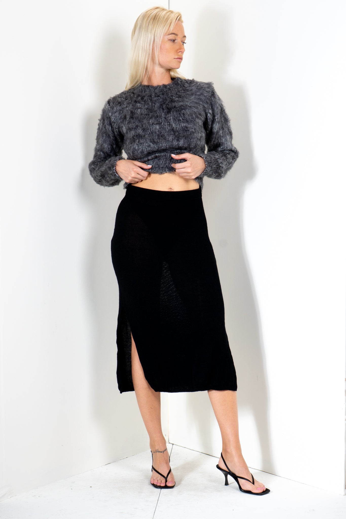 Midi Pencil Skirt