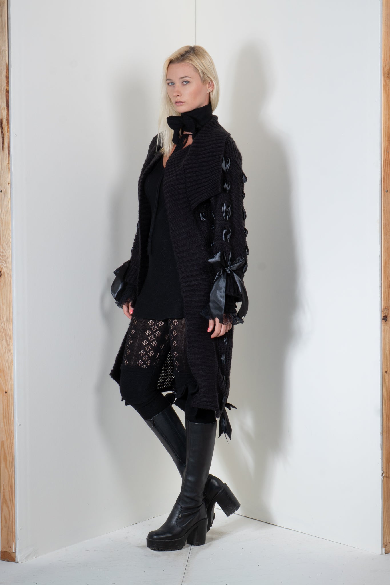 Woven Ribbon Cardigan