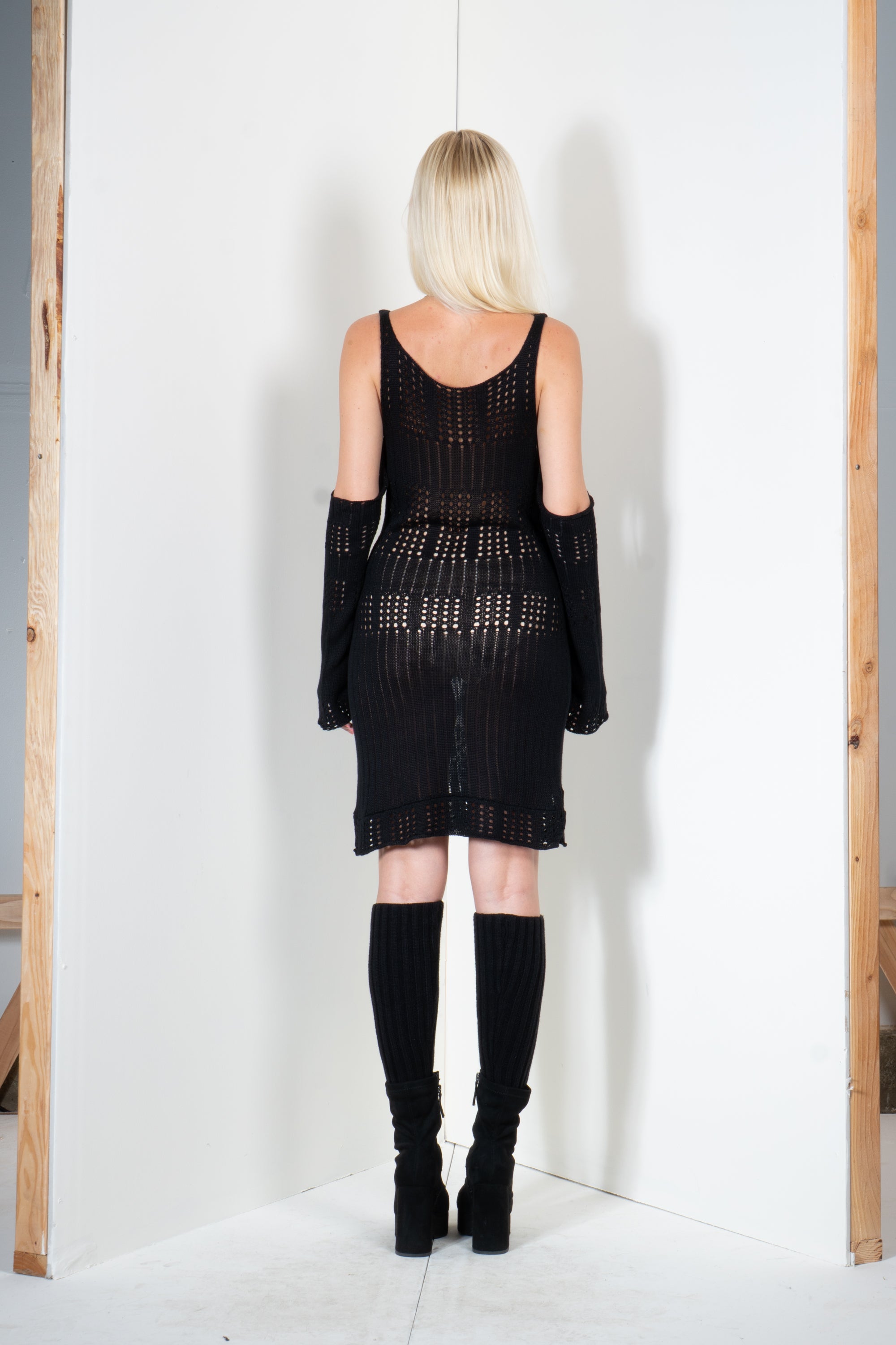 Off Shoulder Eyelet Dress