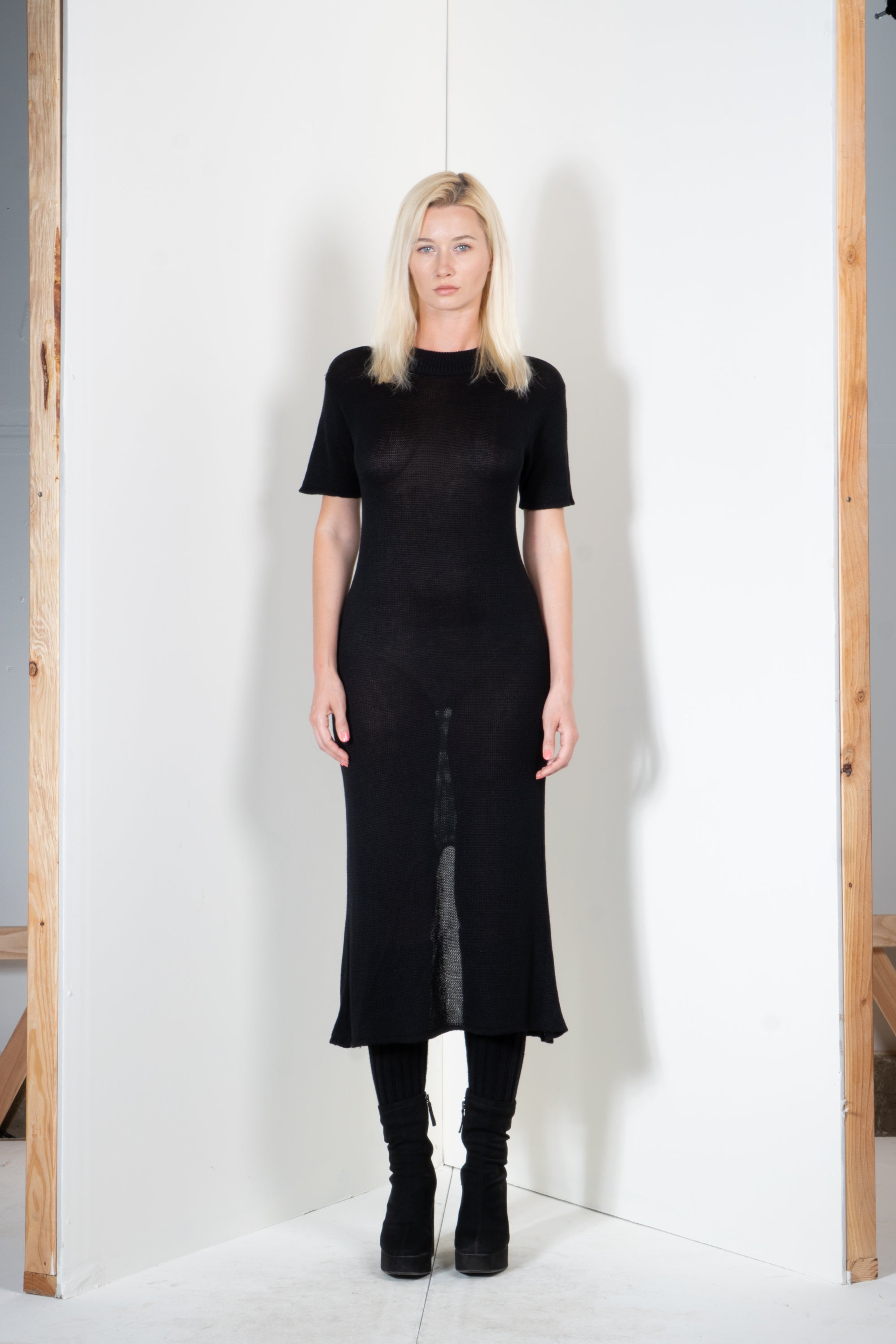 Reverse Keyhole Midi Dress
