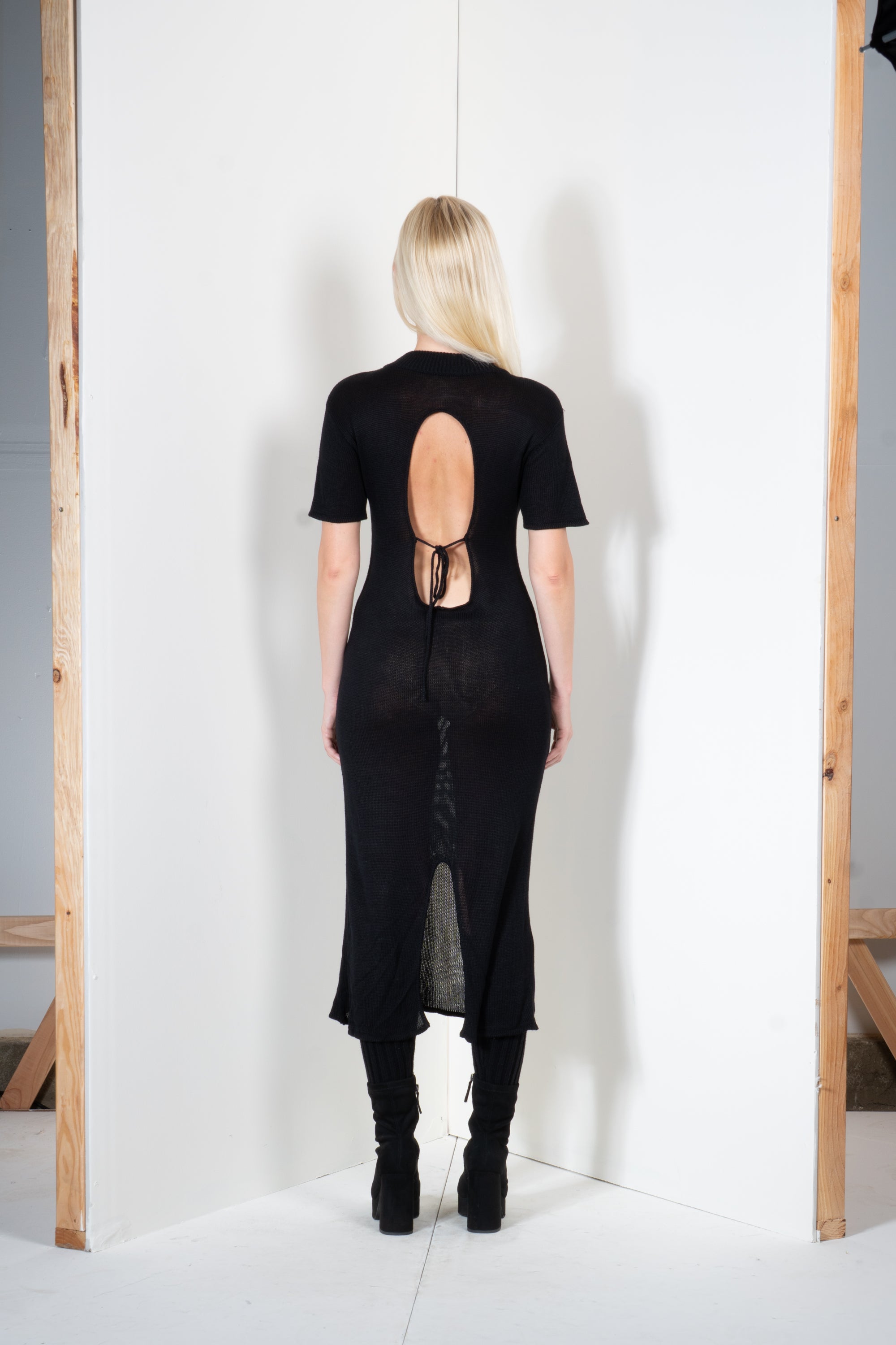 Reverse Keyhole Midi Dress