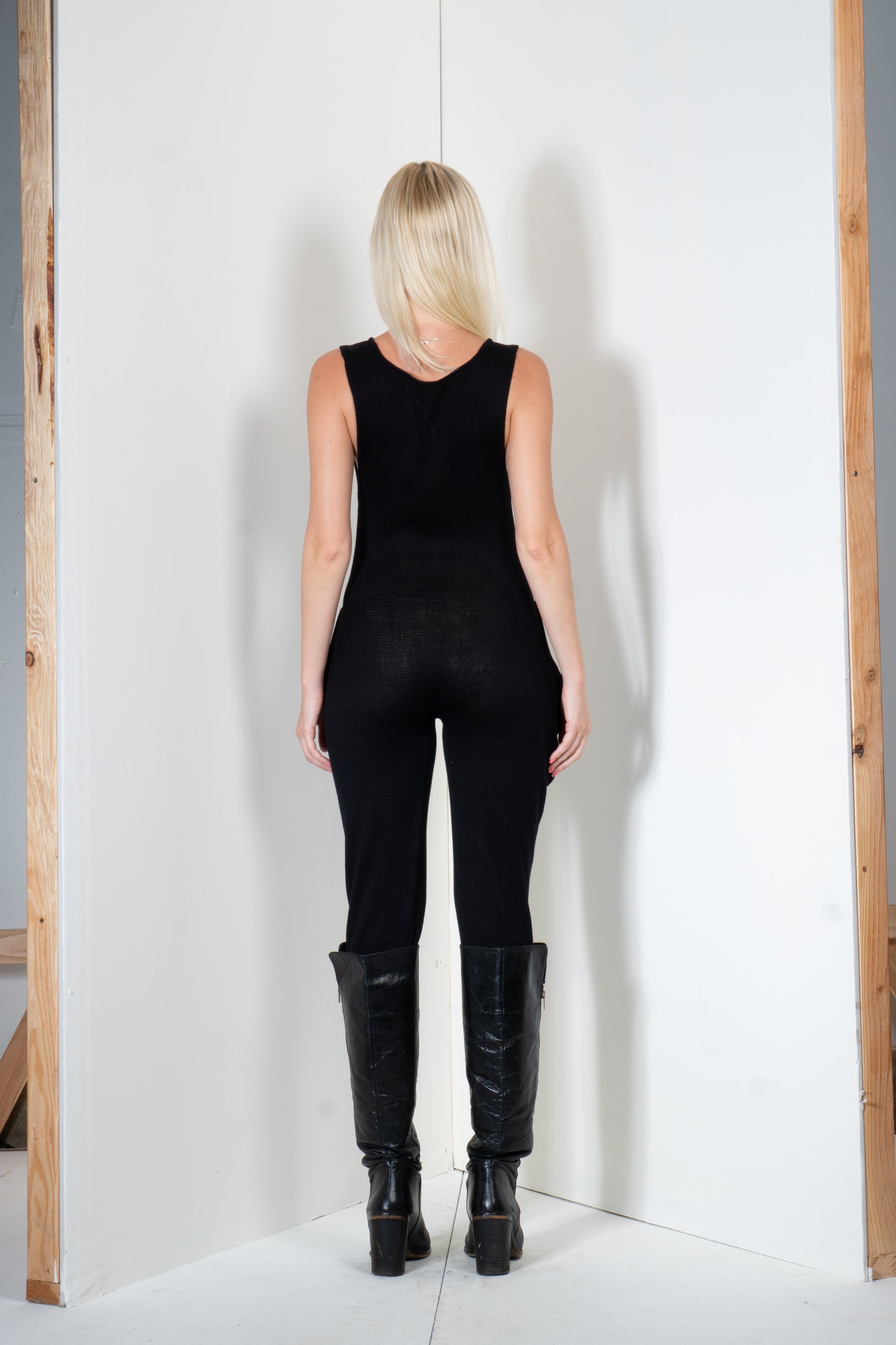 Lace Up Tank Jumpsuit