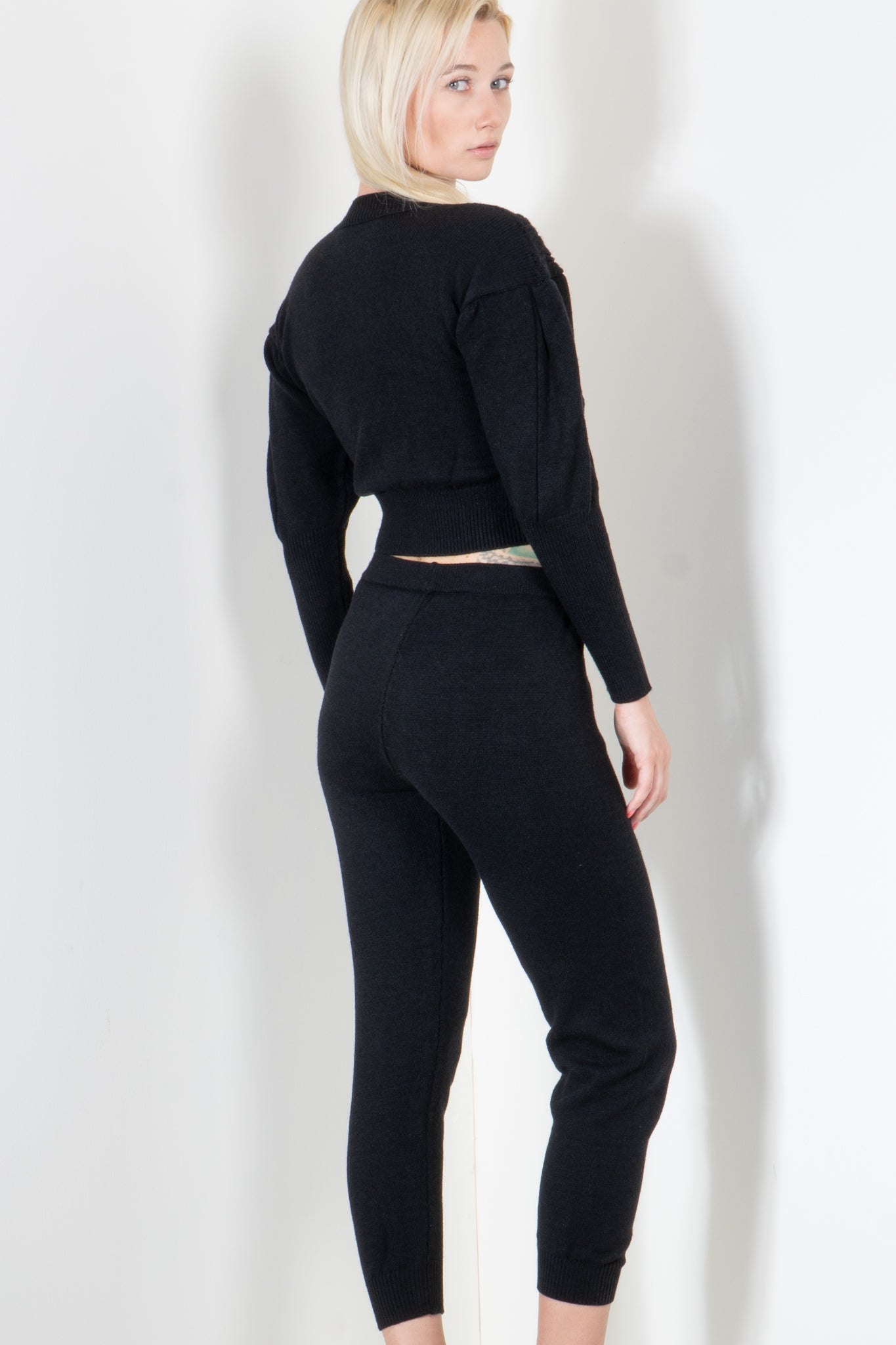 Cable Knit Bell Sleeve Sweater