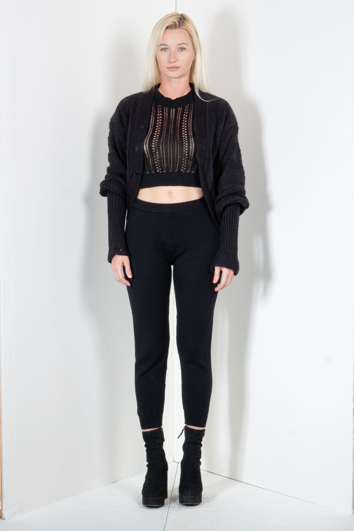 Enveloped Sleeve Cardigan