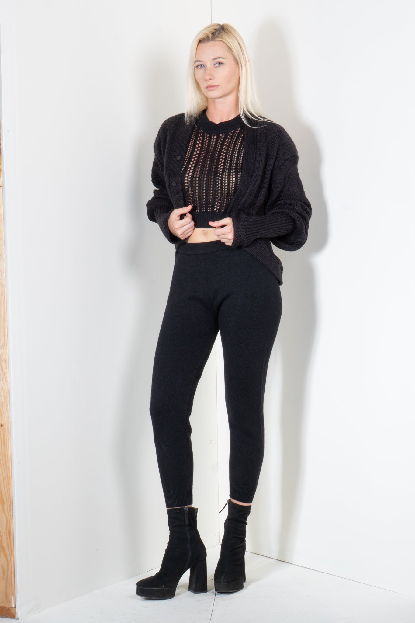 Enveloped Sleeve Cardigan
