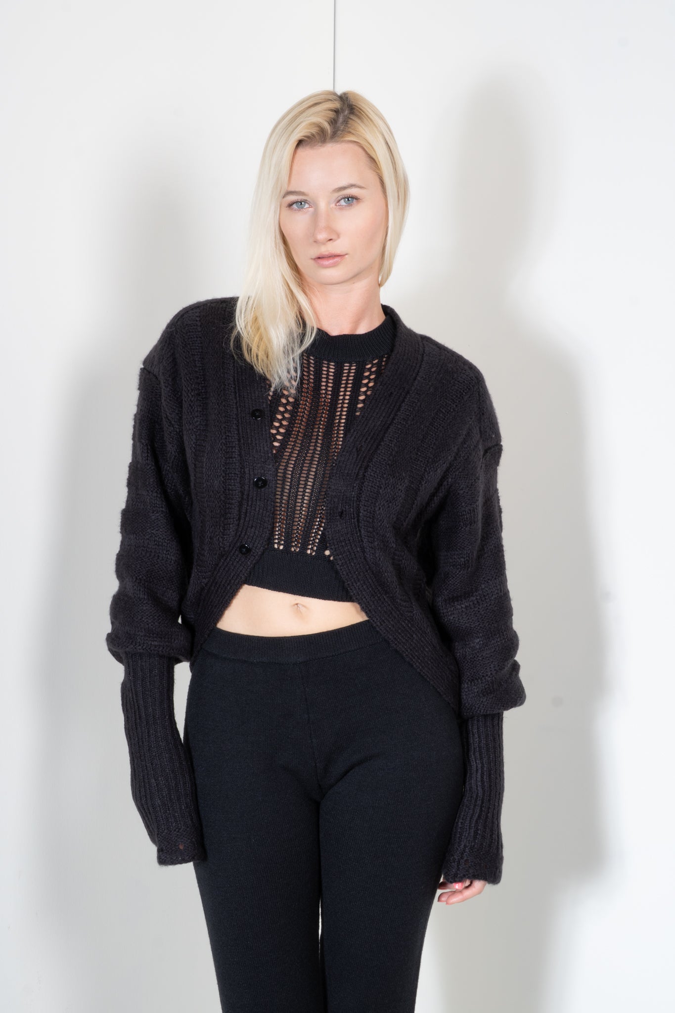 Enveloped Sleeve Cardigan