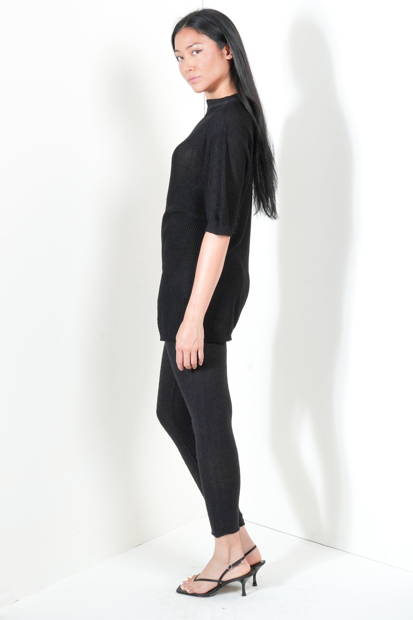 Oversized T-Shirt in Heavy Guage Yarn