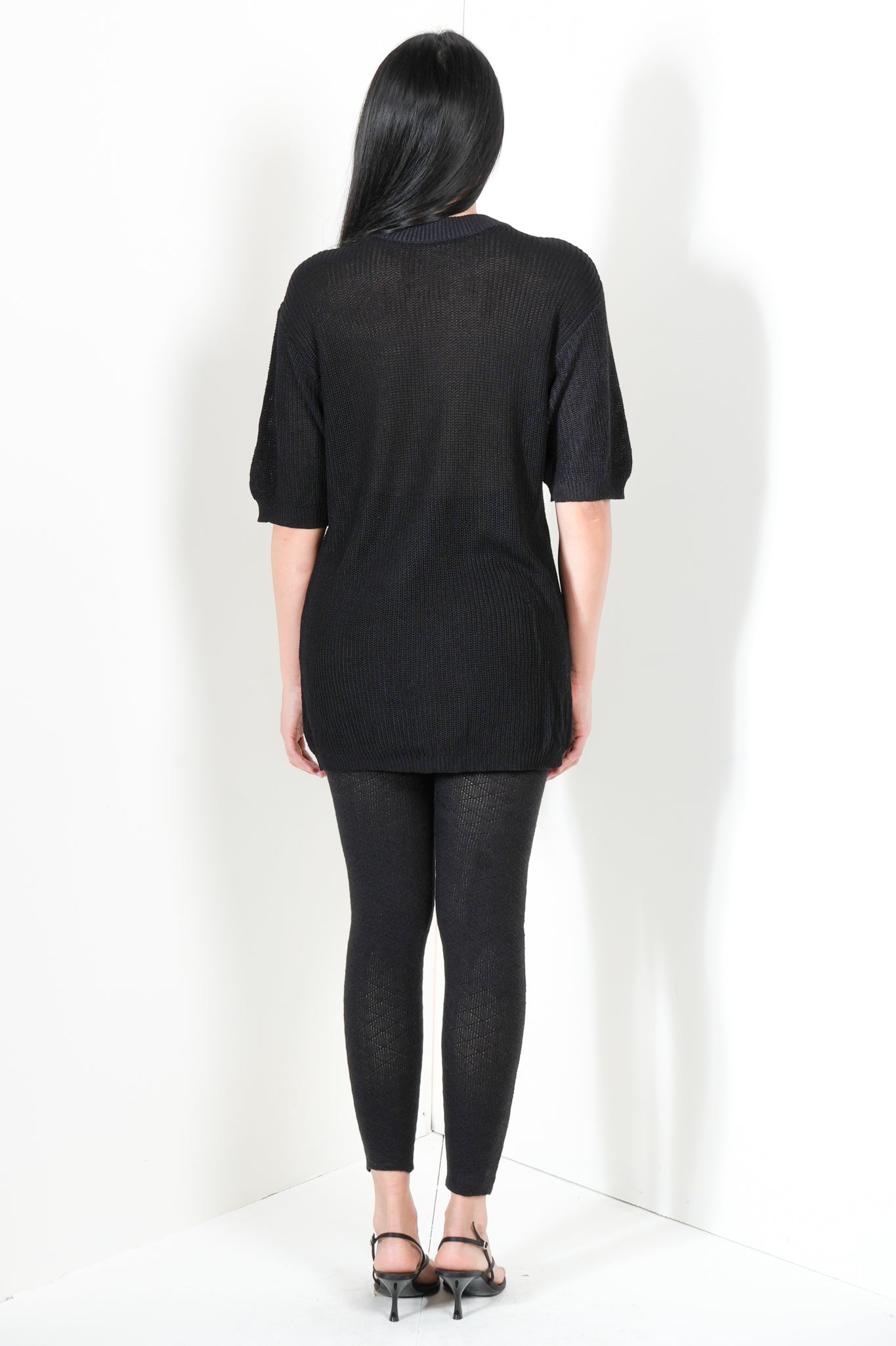 Oversized T-Shirt in Heavy Guage Yarn