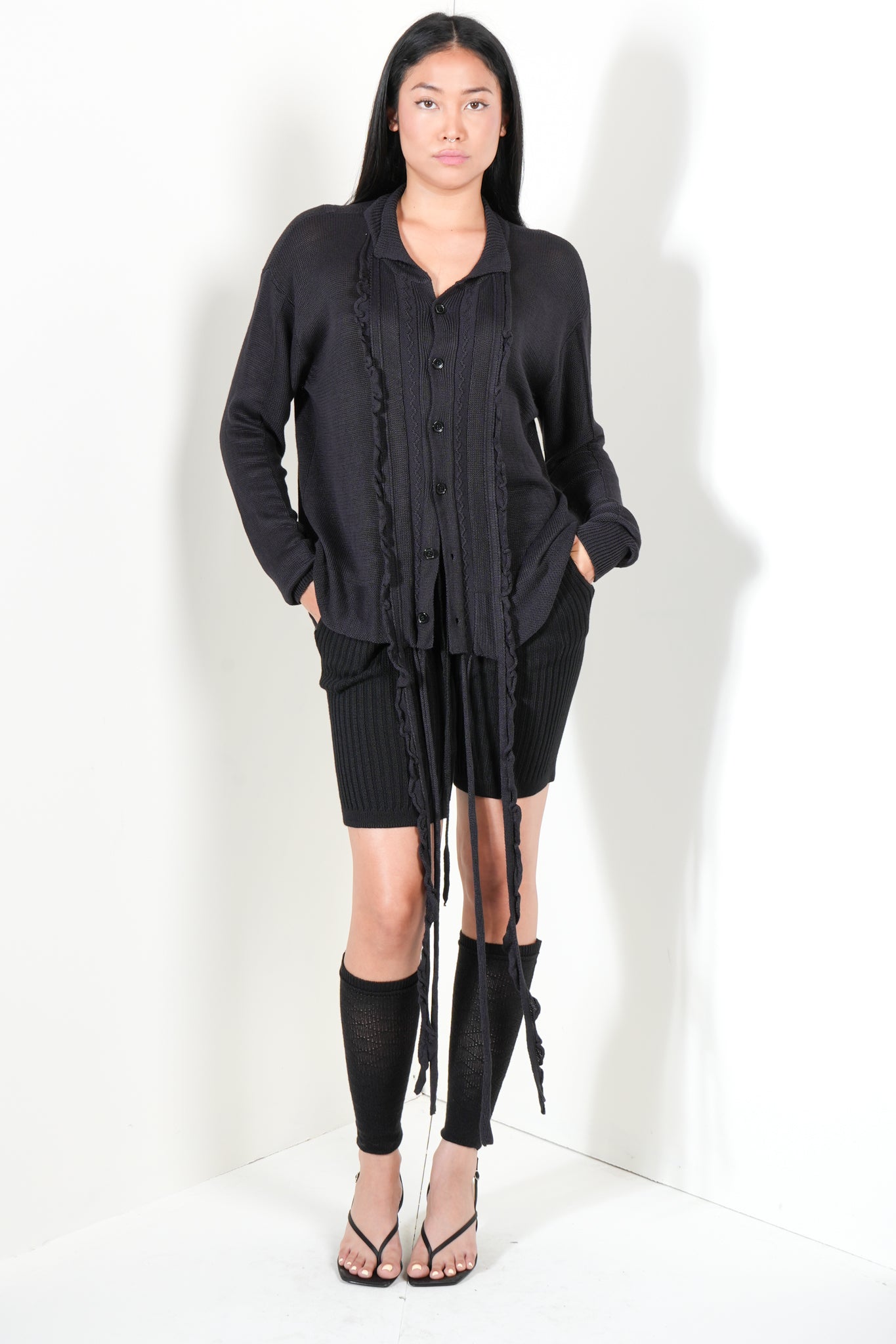 Shirt With Ruffled Fringe