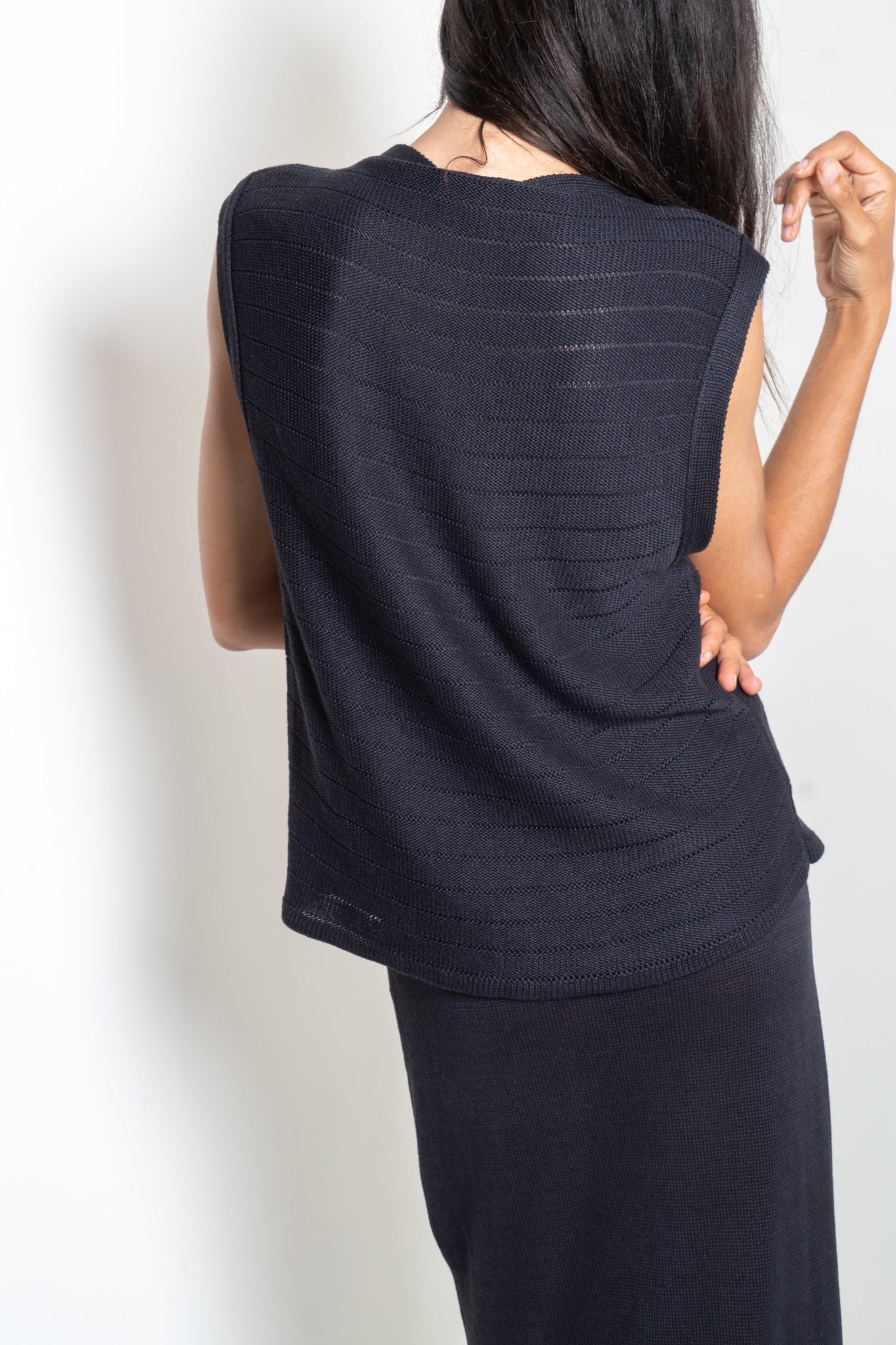 Striped Sleeveless Shirt