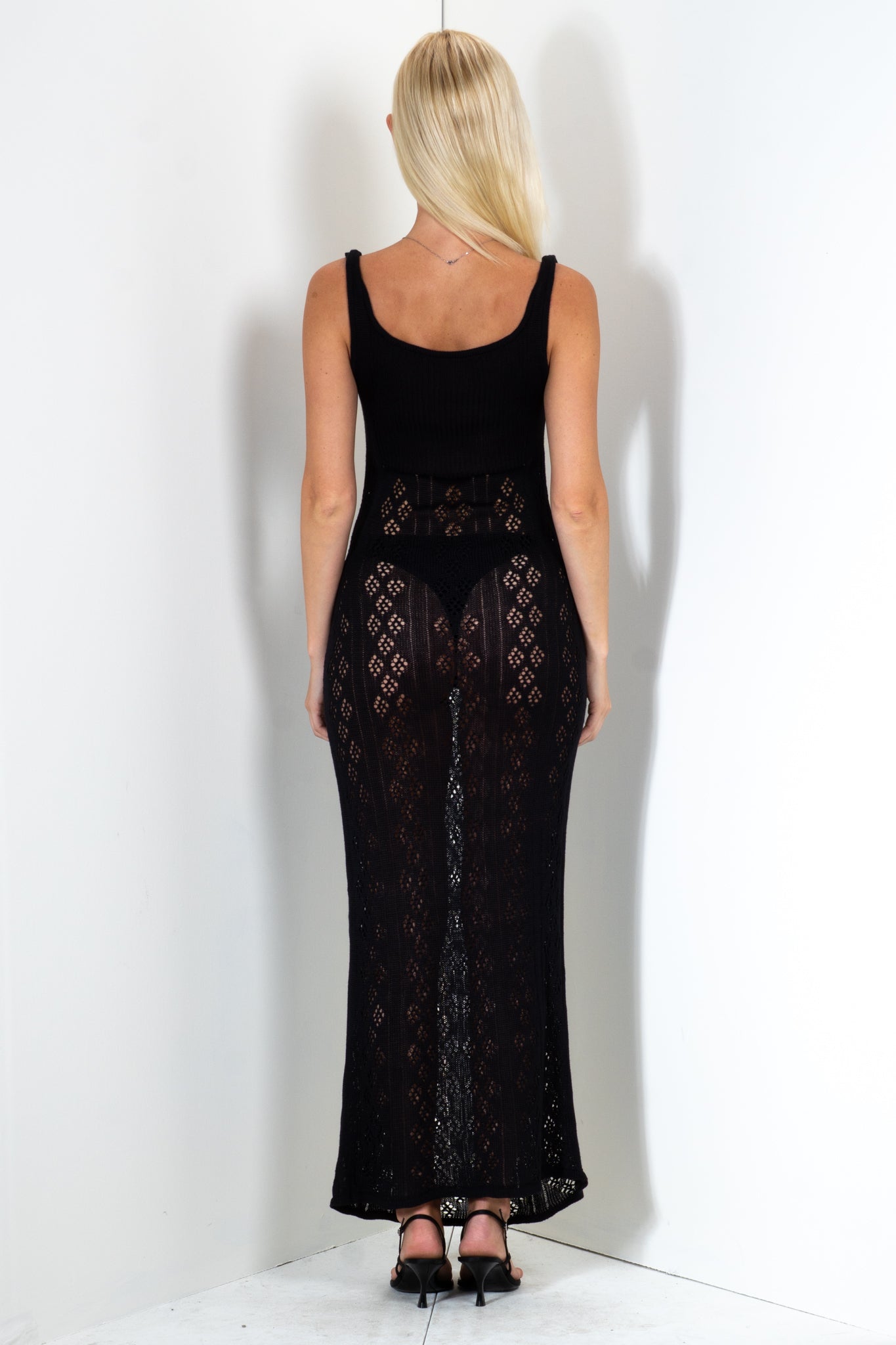 Tank Dress with Triangle Motif