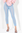 Tights with Vertical Diamond in Baby Blue