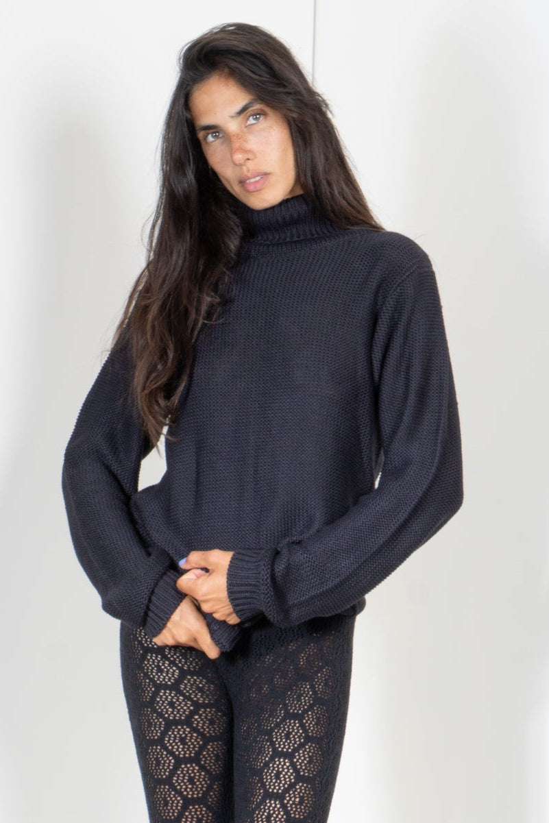 Turtleneck Long Sleeve Sweater