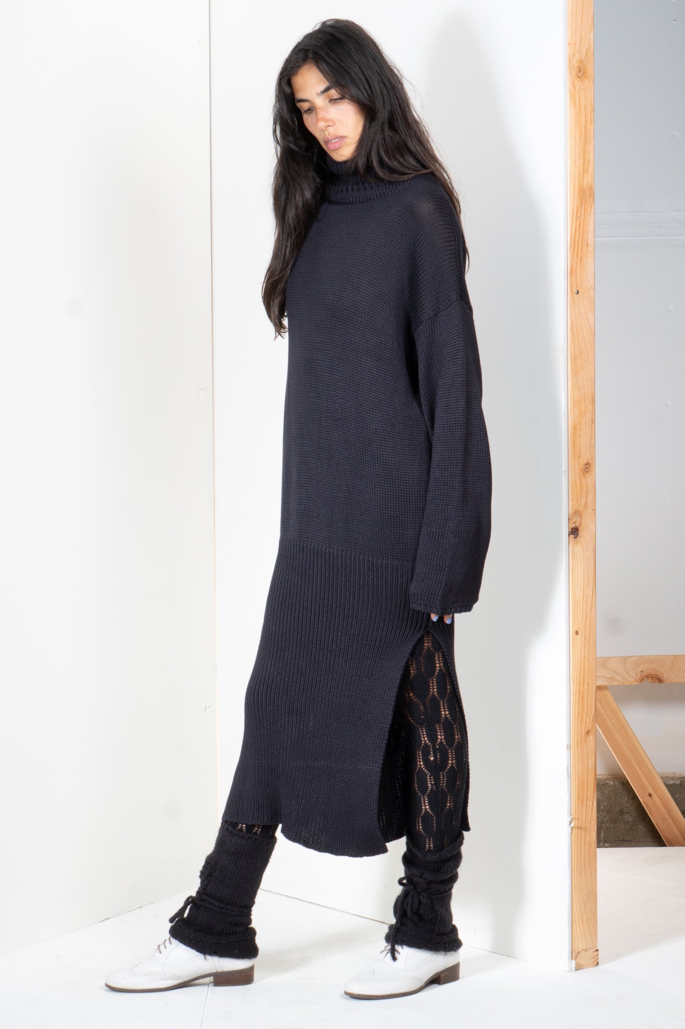Turtleneck Sweater Dress