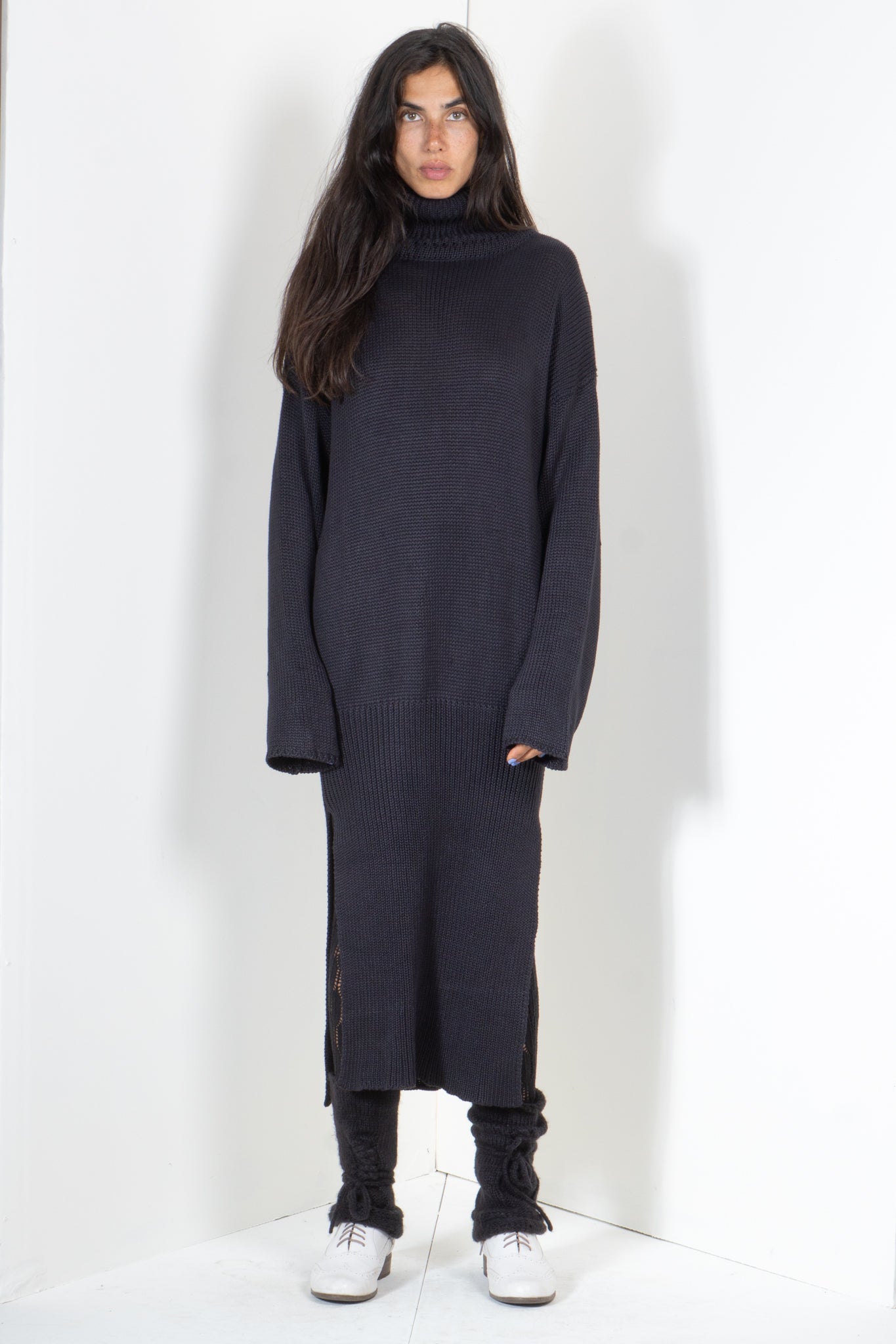 Turtleneck Sweater Dress