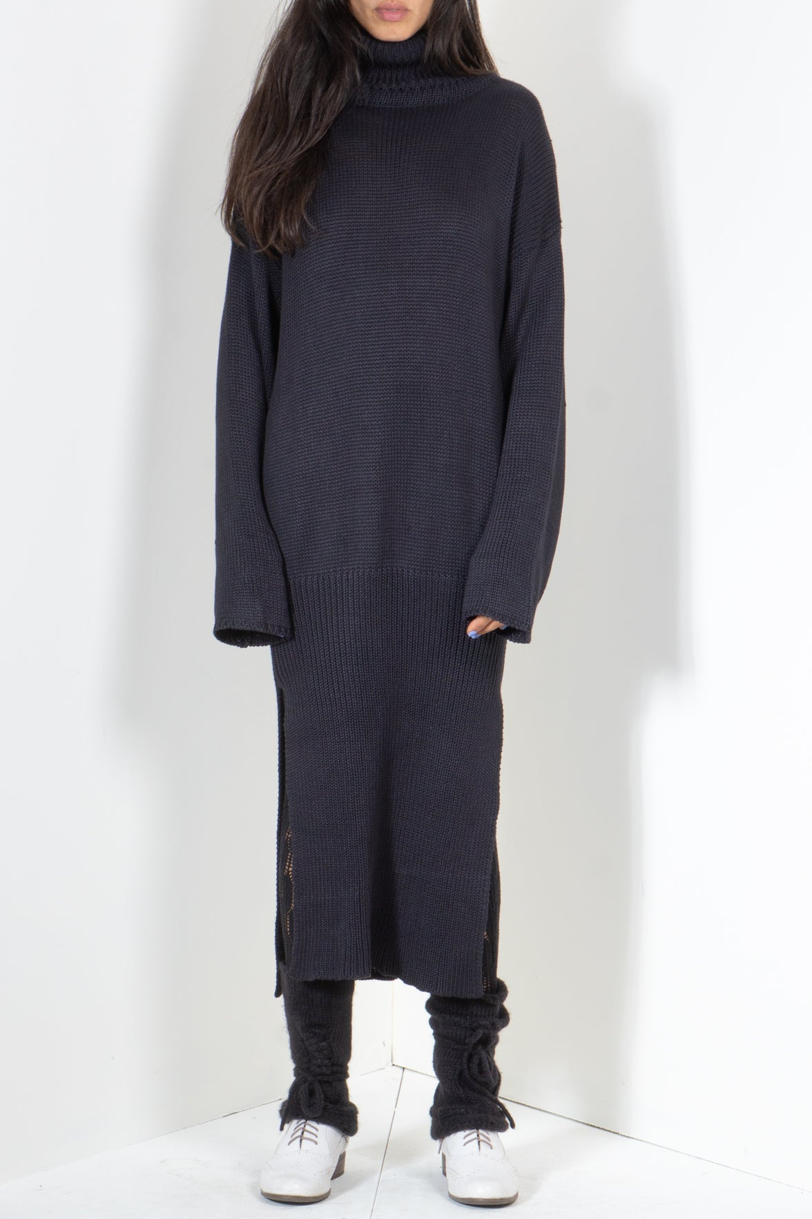 Turtleneck Sweater Dress