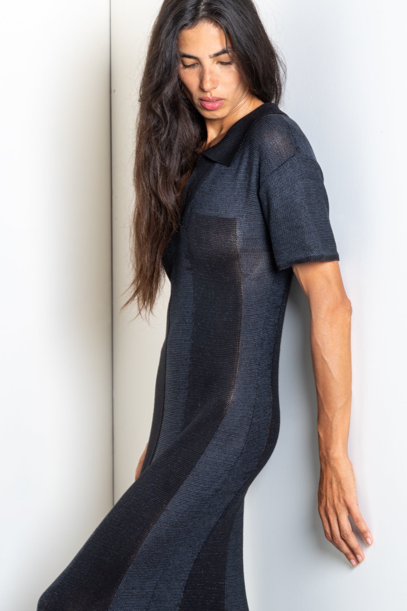 Two Tone Collared Dress