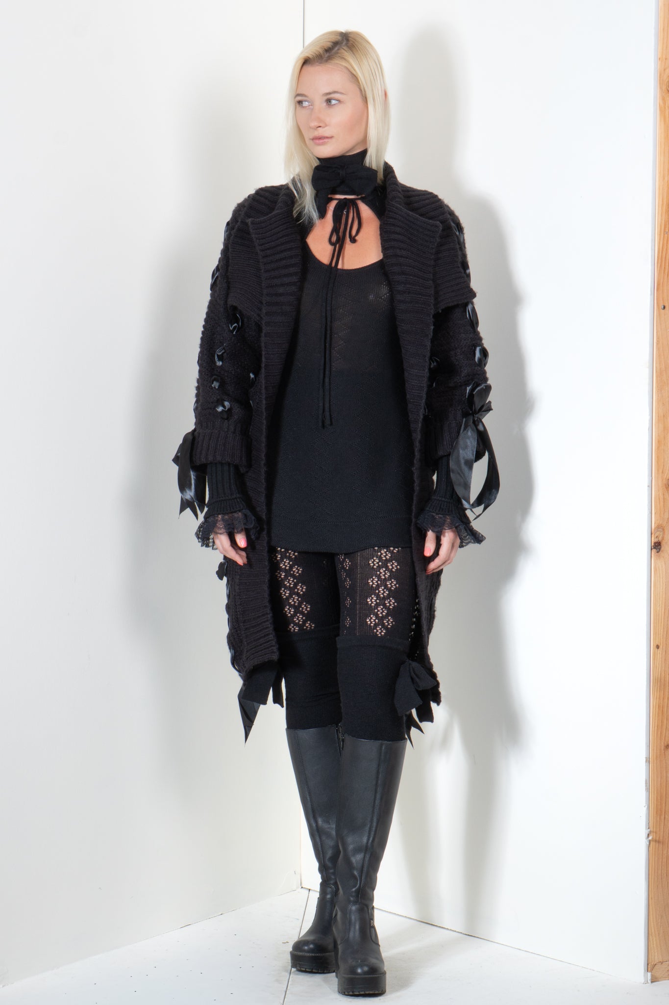 Woven Ribbon Cardigan