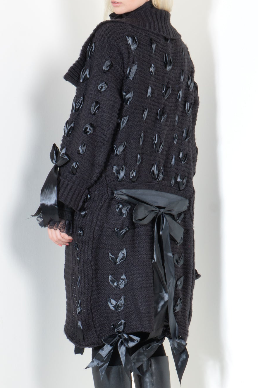 Woven Ribbon Cardigan