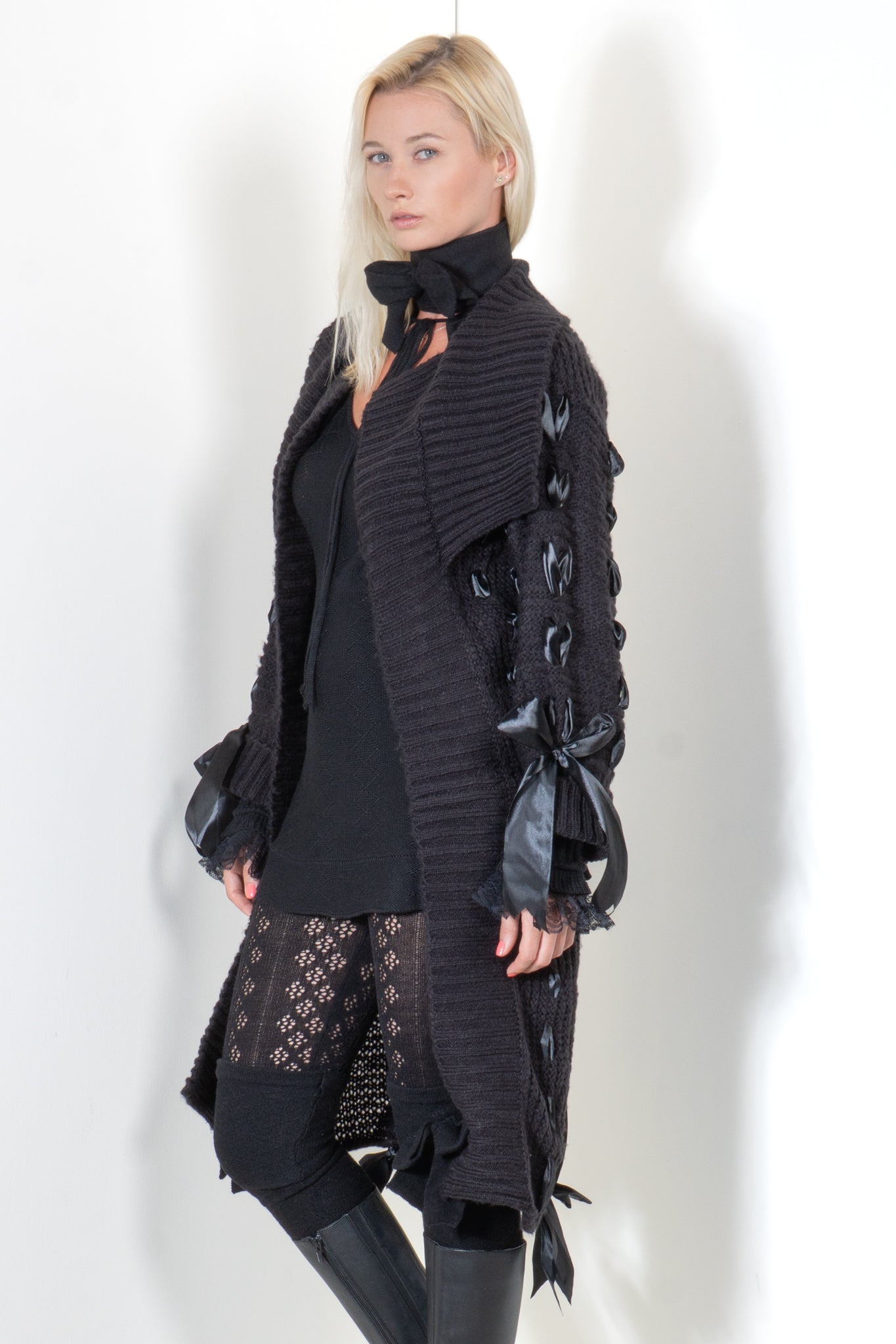 Woven Ribbon Cardigan