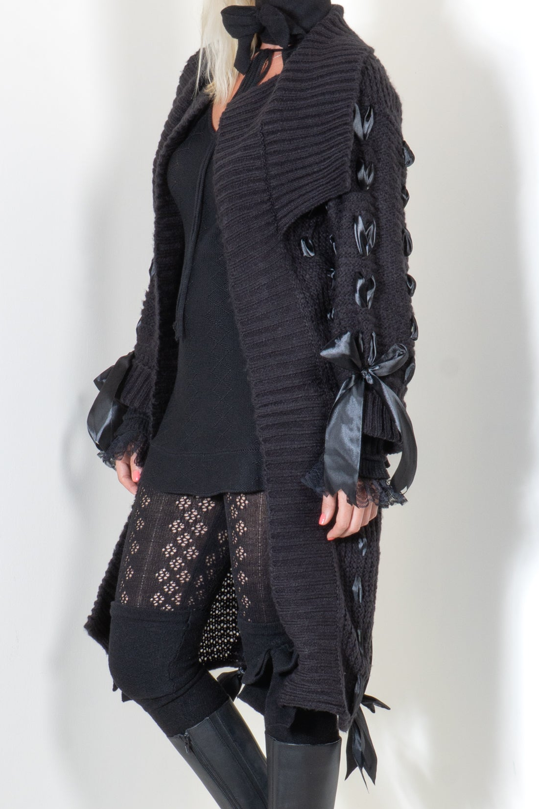 Woven Ribbon Cardigan
