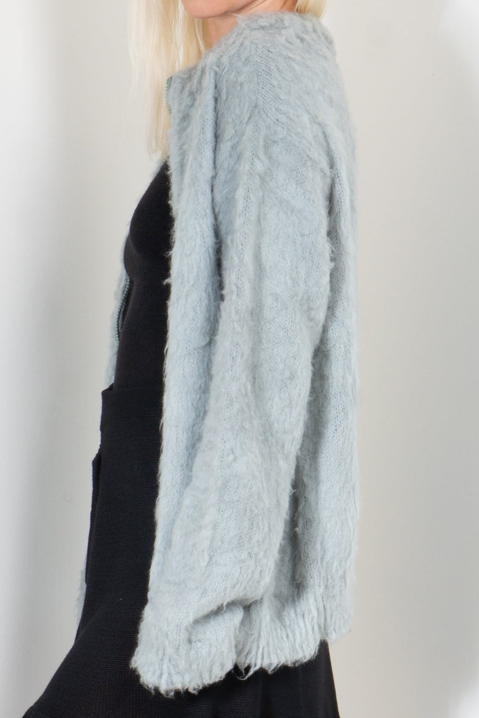 Brushed Zip Up Sweater