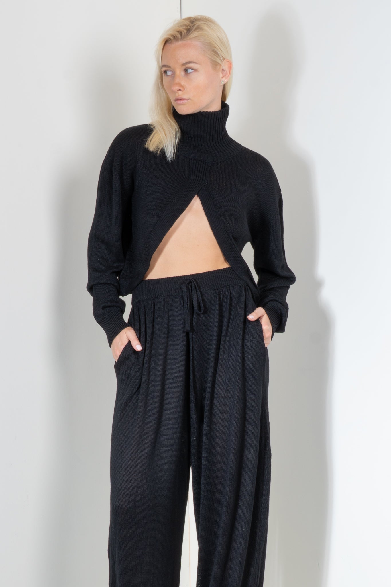 Cut Away Turtleneck