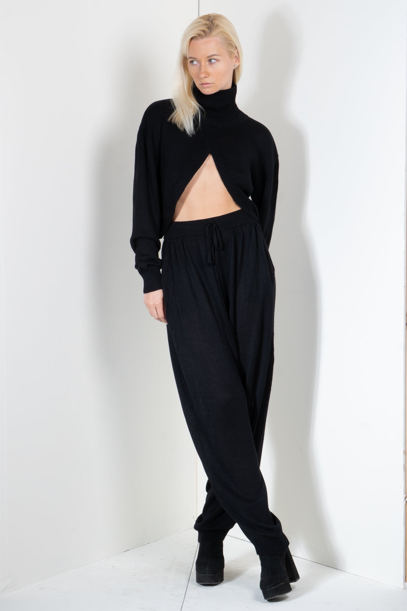 Cut Away Turtleneck
