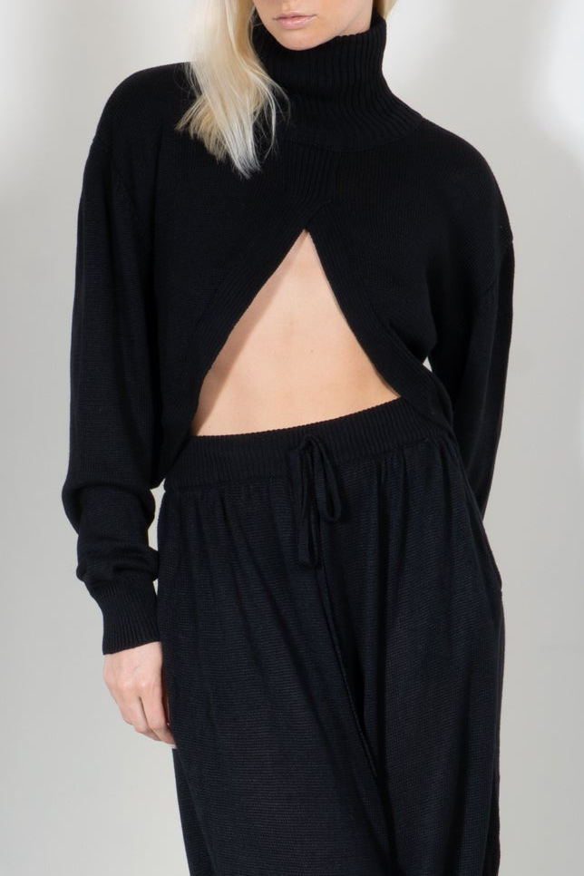Cut Away Turtleneck