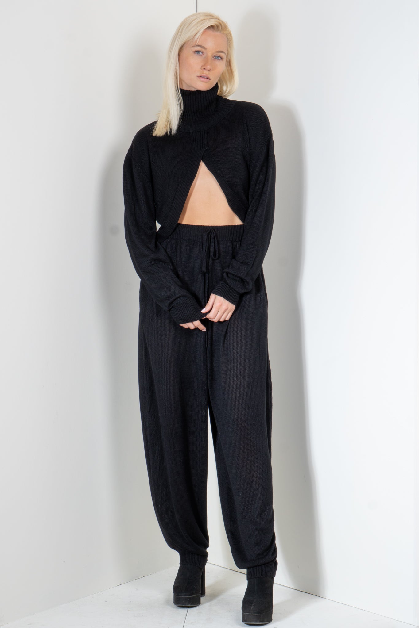 Cut Away Turtleneck
