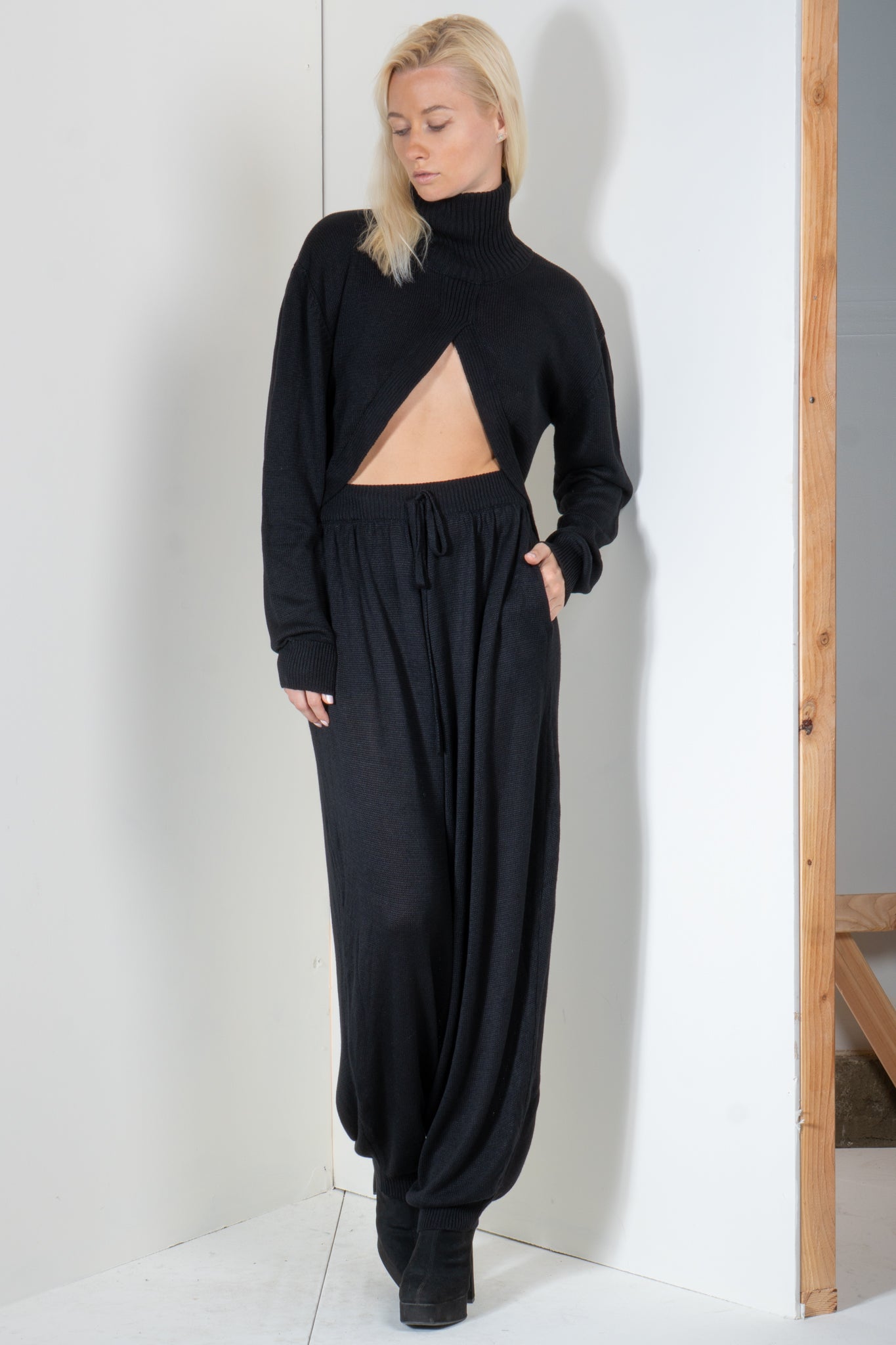 Cut Away Turtleneck